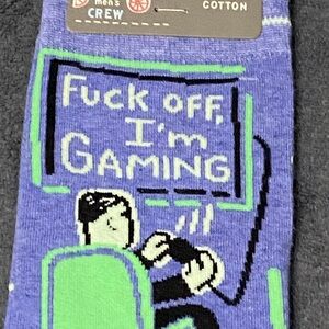 Blue Q Incognito Funny Fun Rude Swear Word Joke Socks Men & Ladies Novelty Gift
